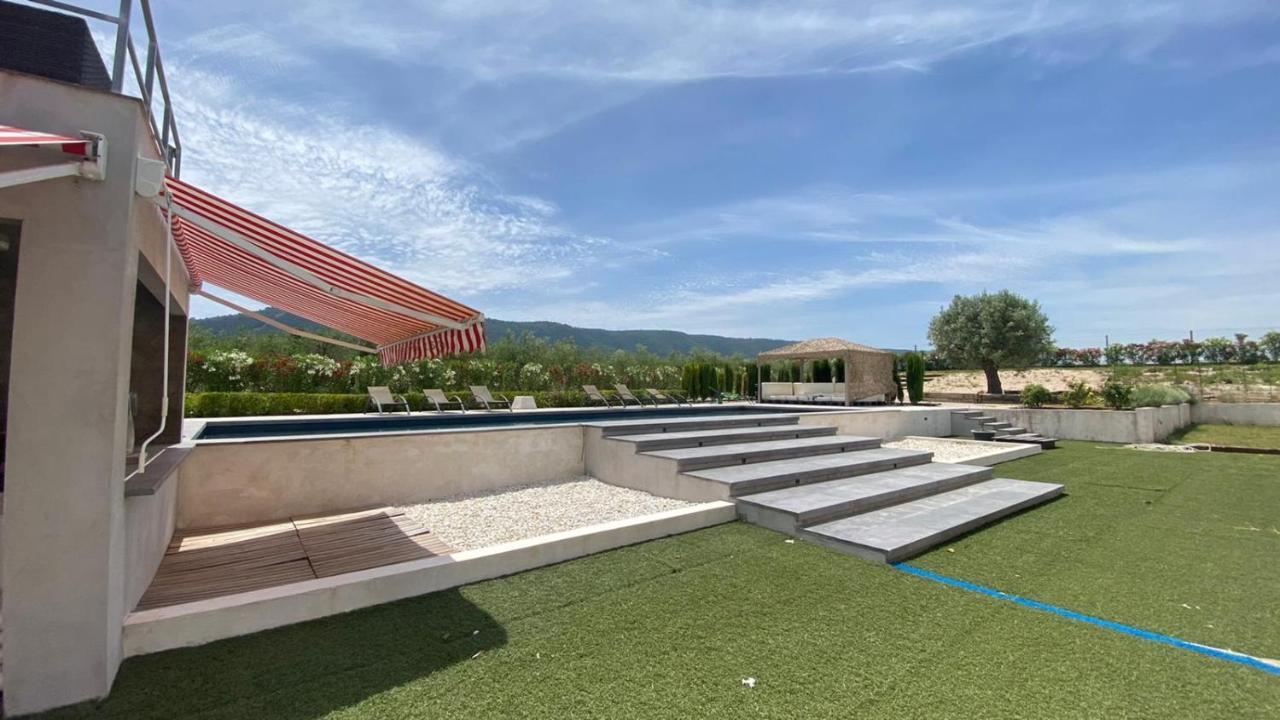 White House En Enguera - Fantastica Casa Con Jacuzzi Piscina Y Barbacoa Apartment Ngoại thất bức ảnh