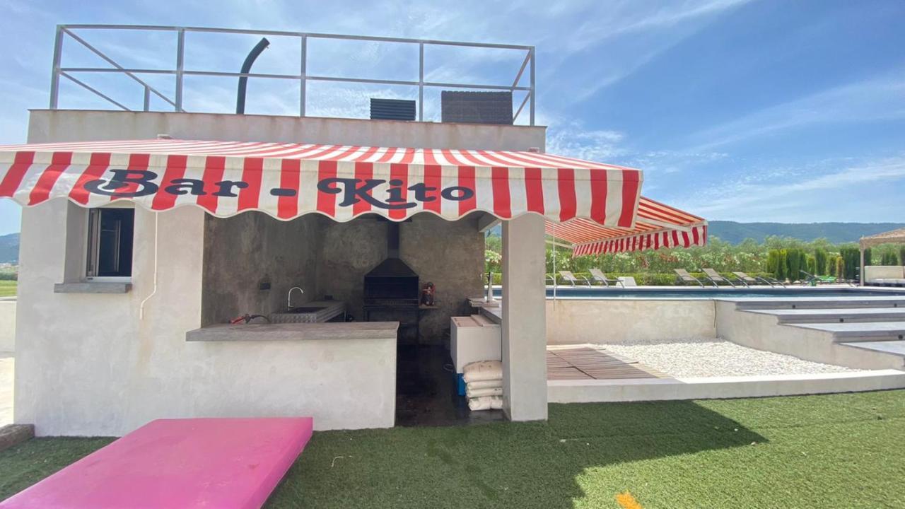 White House En Enguera - Fantastica Casa Con Jacuzzi Piscina Y Barbacoa Apartment Ngoại thất bức ảnh